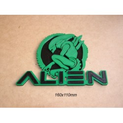 Alien Cartel, Logotipo en relieve de la pelicula impreso en 3D