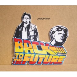 Regreso al Futuro Cartel, Logotipo en relieve de la pelicula impreso en 3D