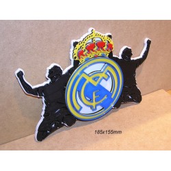 Escudo silueta cartel, letrero, logotipo de futbol del Madrid